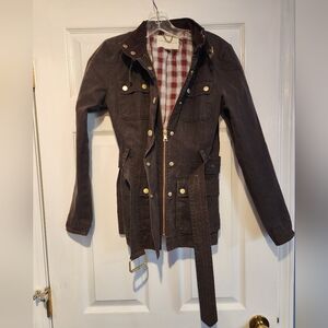 Banana Republic Plaid Lined Jacket